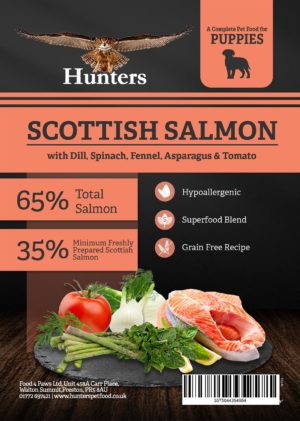 hunters 65 salmon superfood puppy food
