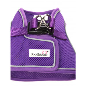 snappy dog harness violet