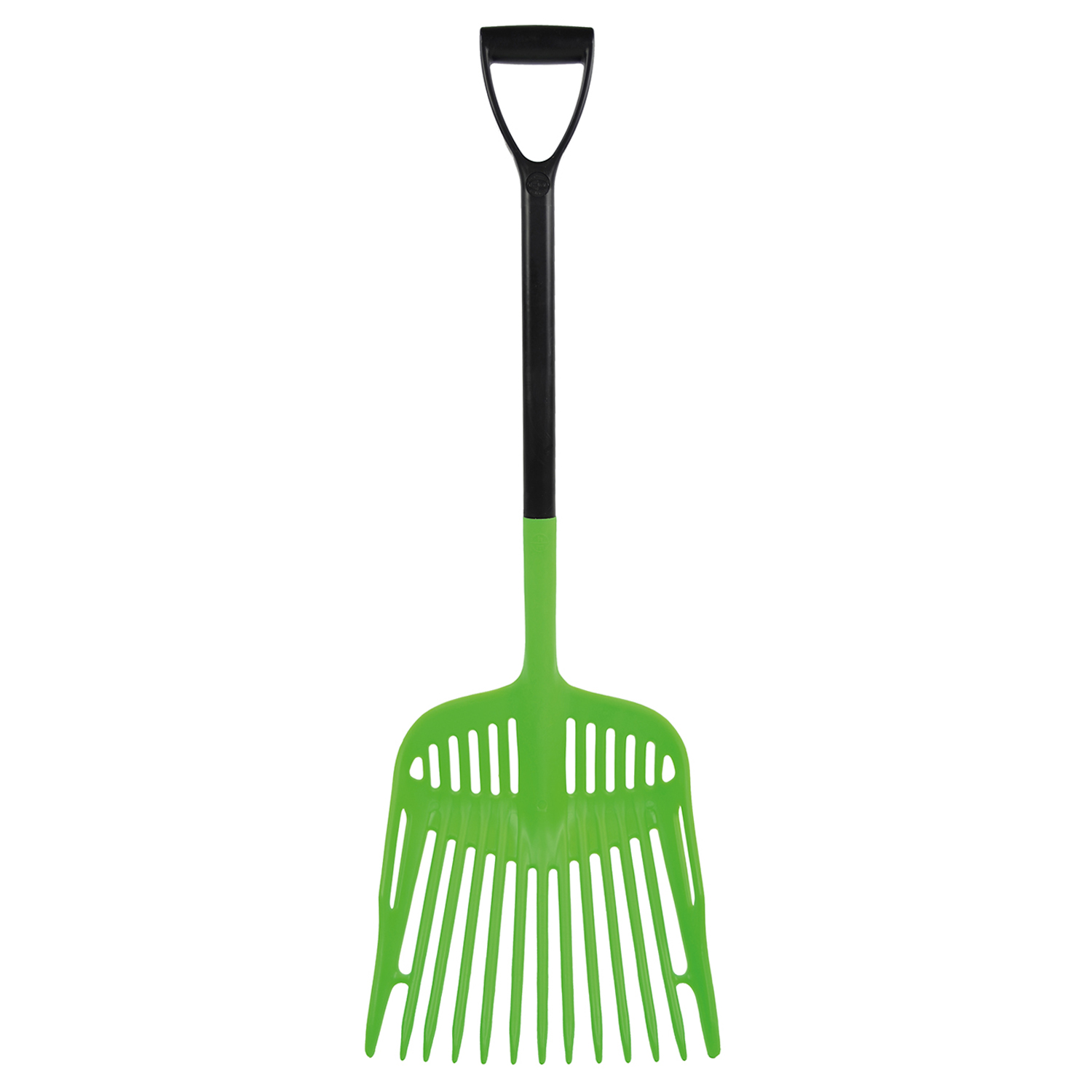 Harold Moore Shavings Fork – Lime Green Shovels, Rakes, Forks, Brooms Harold Moore Shavings Fork D-Grip Handle Lime