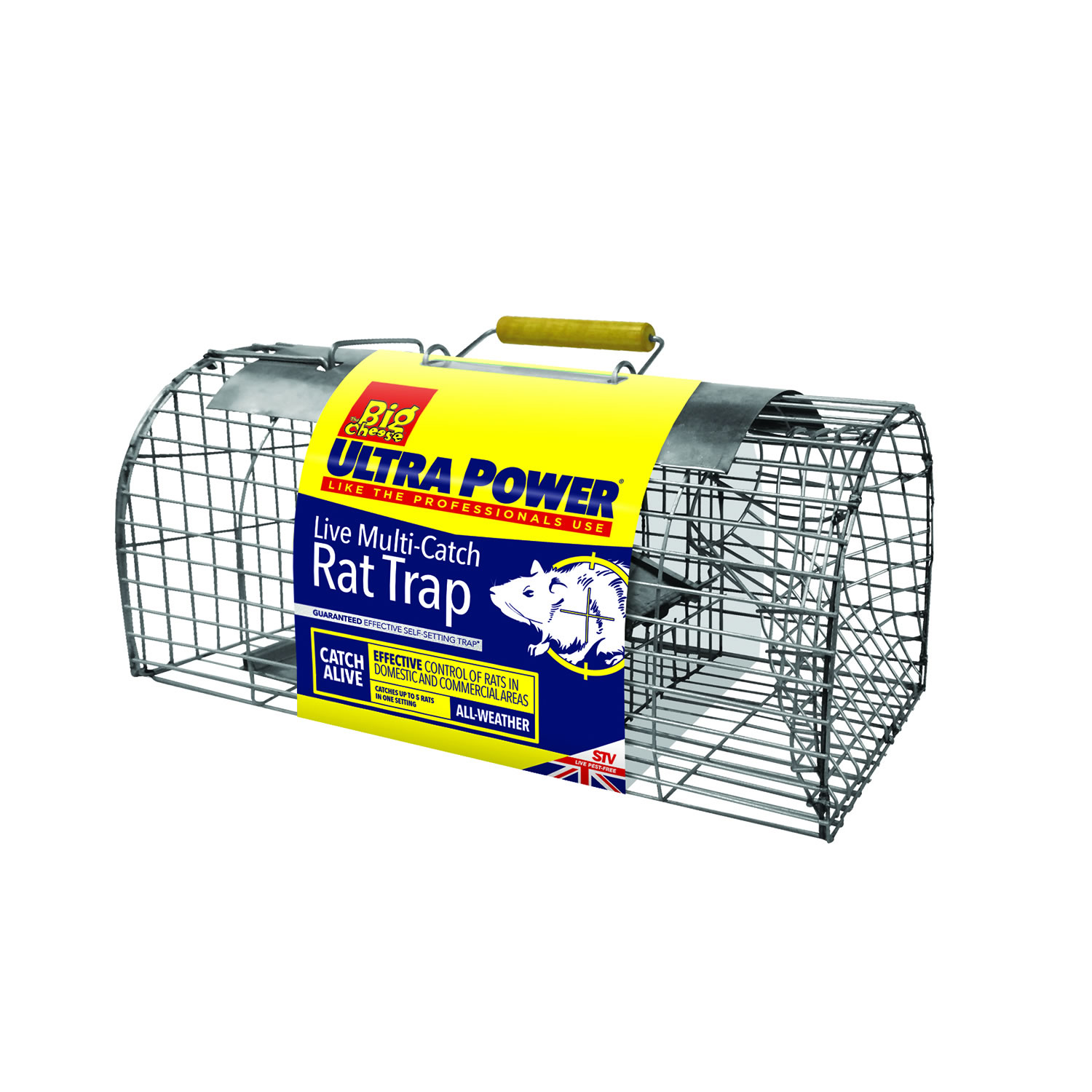 The Big Cheese Ultra Power Live Multi-Catch Rat Trap - HoofsandPaws Online