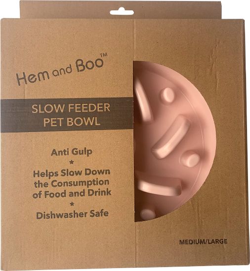 slow feeding pet bowl medium