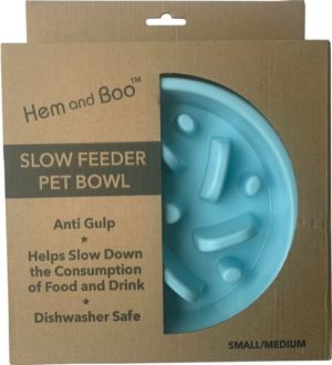 slow feeding pet bowl small