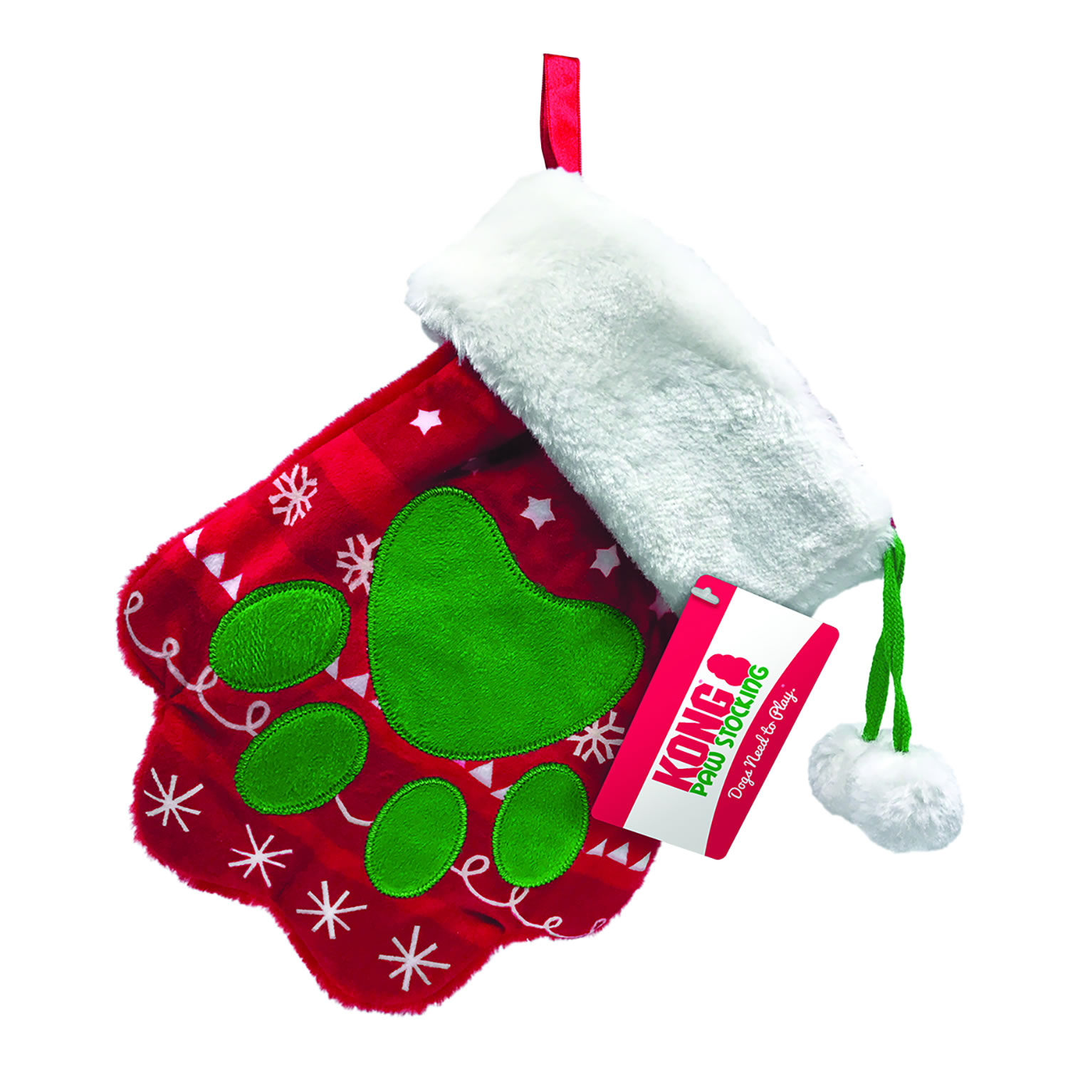 Kong Holiday Stocking Paw Large Hoofsandpaws Online Store
