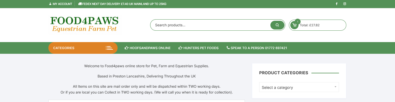 hoofsandpaws mail order