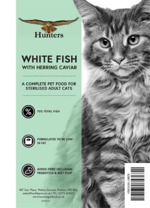Hunters Connoisseur Cat - White Fish and Herring Caviar