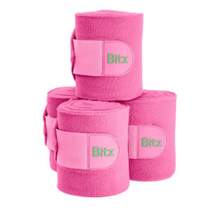 Bitz Bandages Fleece Pink - 4 Pack