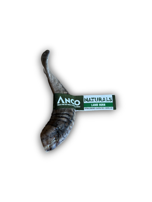 Anco Naturals Lamb Horns Dog Treats anco naturals lamb horn