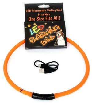 Led Loop Collar - Orange