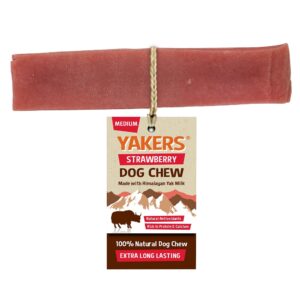 Yakers Dog Chews Strawberry - Medium