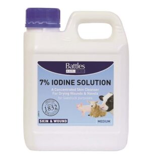Battles Strong 7% Veterinary Iodine Animal Welfare Battles Strong 7% Veterinary Iodine