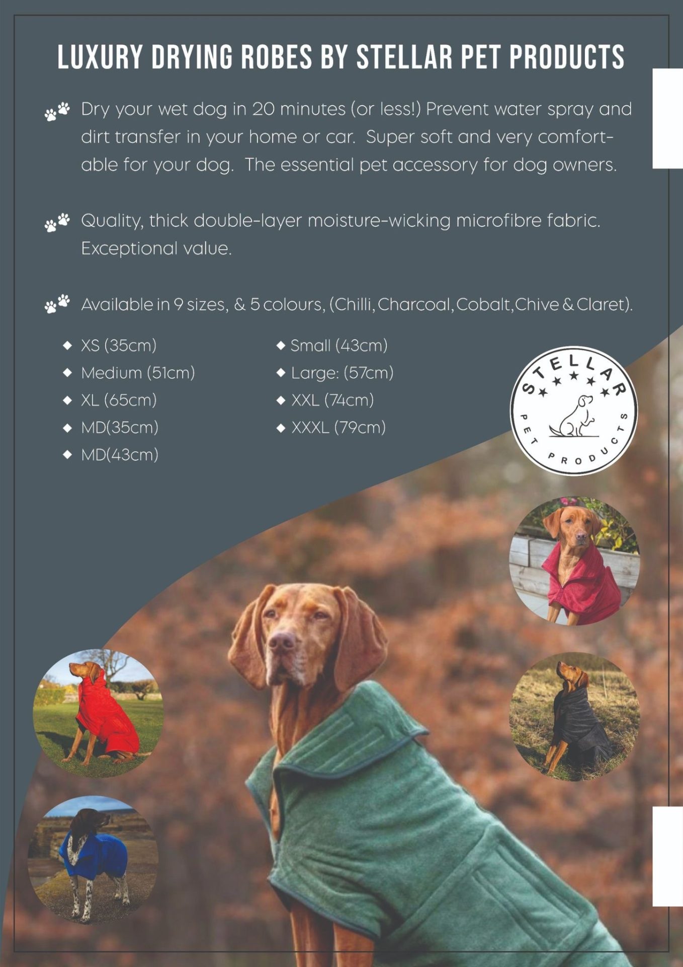 Drying Robe Chive Dog Coats Drying Robe Chive - Image 3
