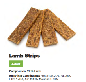 Hunters Naturals Lamb Strips Eco-Bag