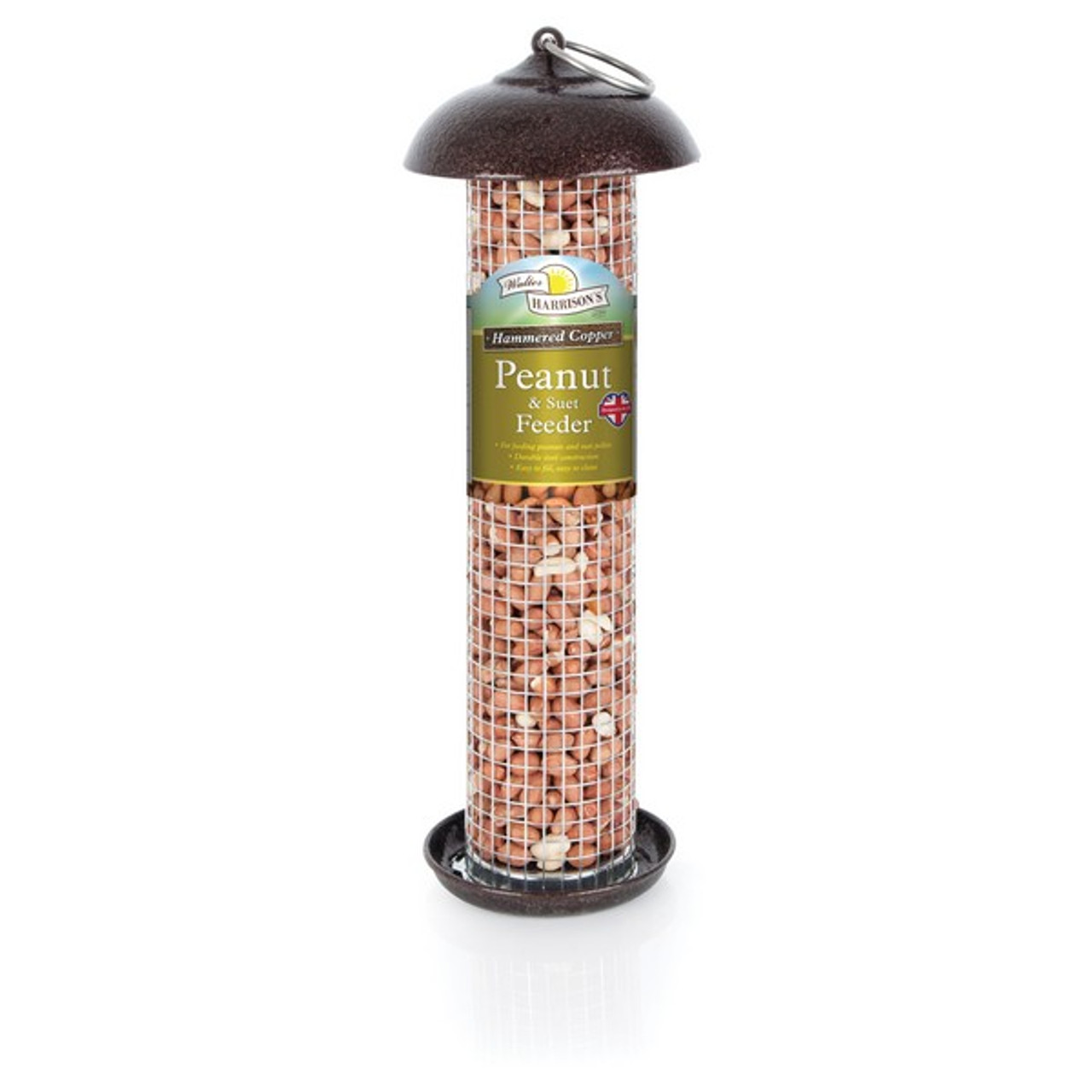 Harrisons Hammertone Copper Peanut/Suet Feed Feeders Harrisons Hammertone Copper Peanut/Suet Feed