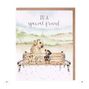 Special Friend Dog Friendship Card