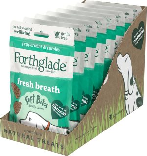 Forthglade Functional Natural Fresh Breath Soft Bite Treat Grain Free 90g