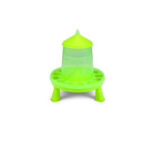 Gaun Poultry Feeder Plastic c/w Legs Green