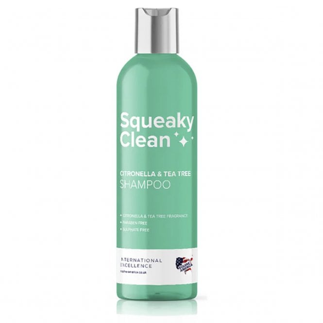 Squeaky Clean Citronella & Tea Tree Shampoo 1Ltr Shampoos and Conditioners Squeaky Clean Citronella & Tea Tree Shampoo 1Ltr