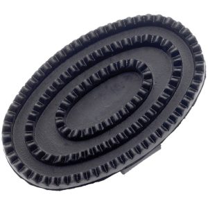 Lincoln Rubber Curry Comb - Black - Large