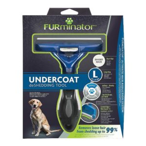 Furminator Undercoat DeShedding Tool for Short Hair Dog - Large