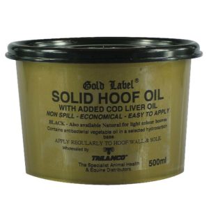 Gold Label Solid black Hoof Oil