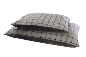 Camden Comfy Cushion Grey Check – Medium Dog Beds Camden Medium Comfy Cushion Grey Check