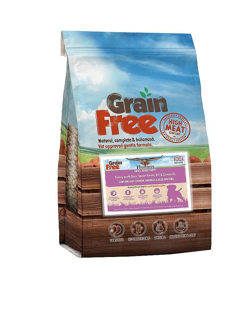 Image showcasing Grain Free Turkey - Small Breed Puppy