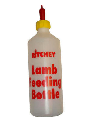 lamb feeding bottle with teat