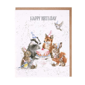woodland party card