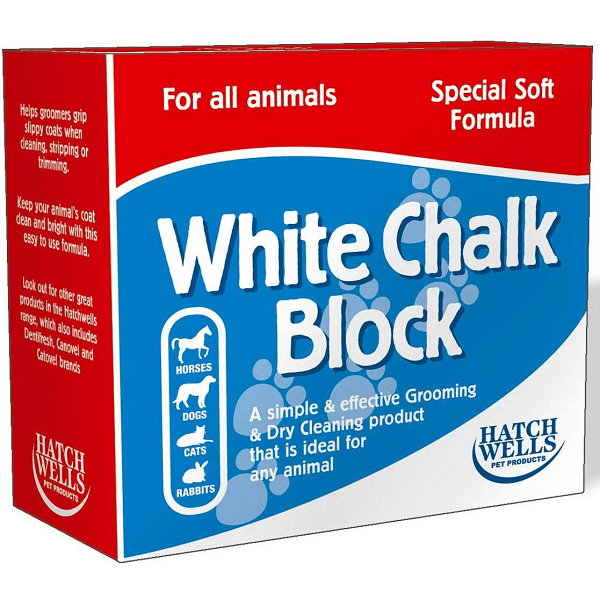 White Chalk Block Grooming hatchwells white chalk block